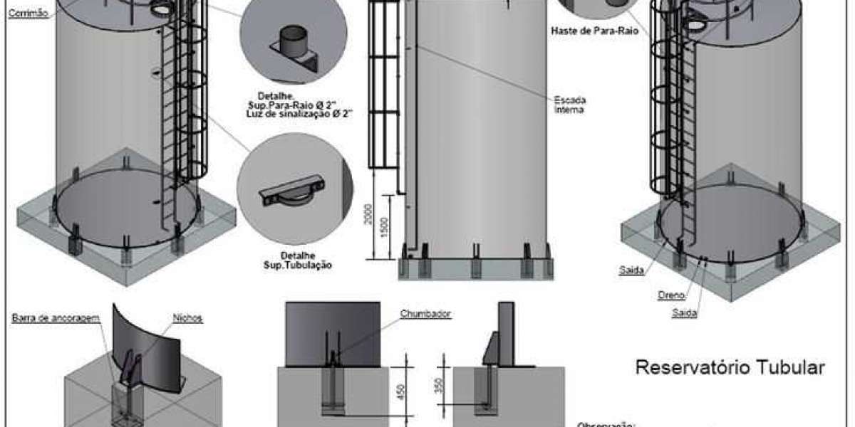 5,000 Gallon Welded Steel Water Storage Tank Complete Coating Diameter: 10'-4" Peak Height: 9'-6"